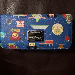 Loungefly Disney Parks Blue Wallet